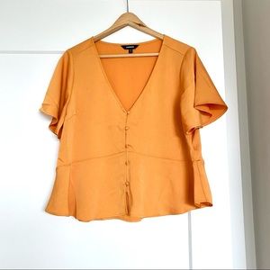 Silky marigold orange-yellow top